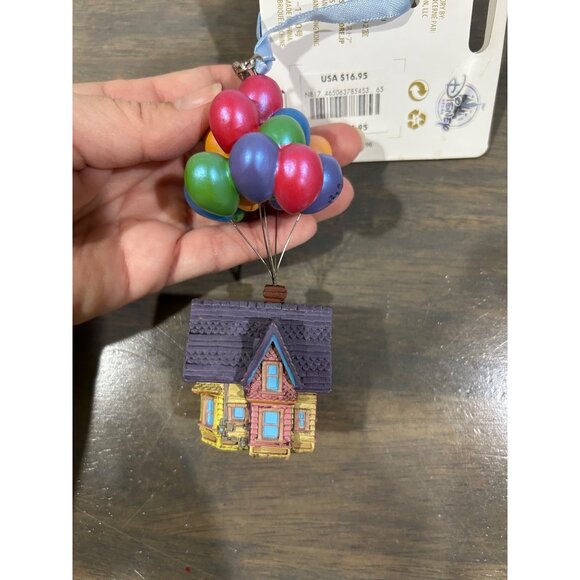 Disney Store Pixar UP House Balloons Sketchbook Christmas Ornament 2017 New - Picture 2 of 8